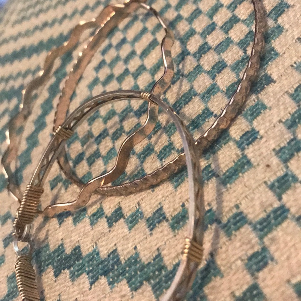Gold bangles